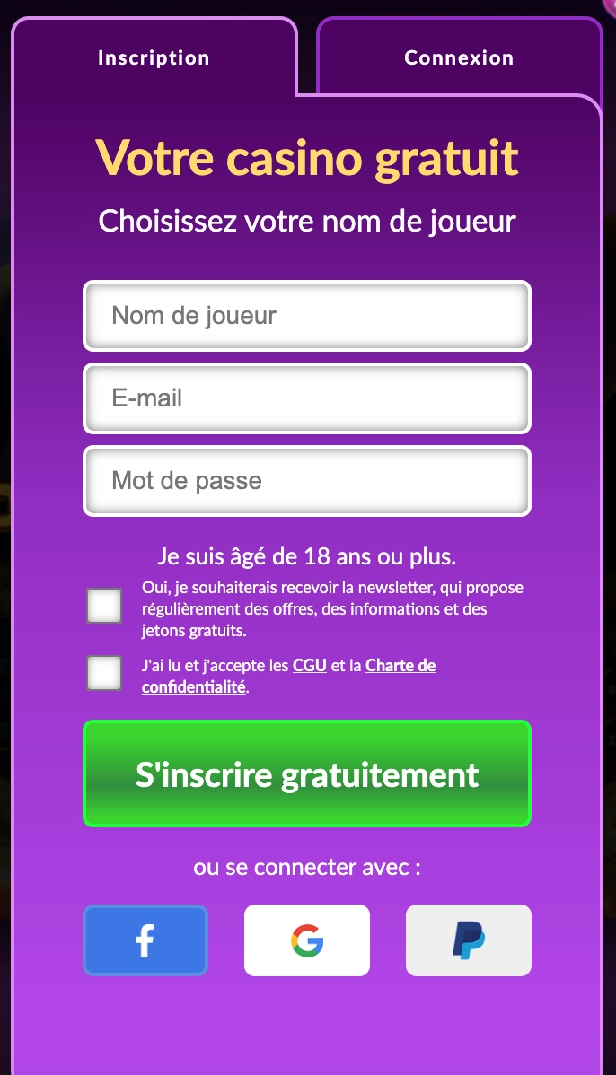 Capture d'écran des jeux gratuits MyJackpot